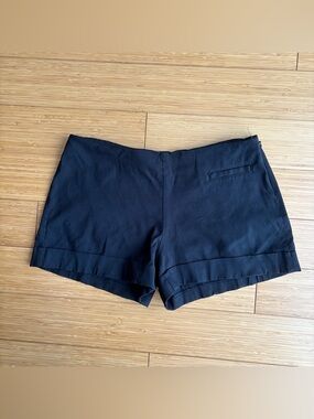 Vintage Express y2k black low rise trouser shorts